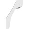 Ekena Millwork 5 1/2-in. W x 6-in. D x 10-in. H Legacy Architectural Grade PVC Knee Brace BRCP055X06X10LEC - alternate 3
